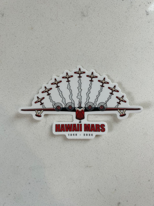 Hawaii Mars Final Flight Sticker