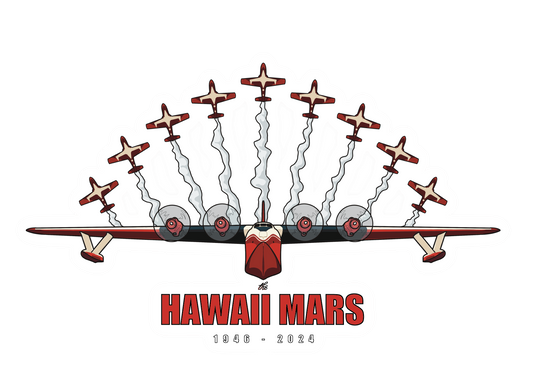 Hawaii Mars Final Flight Sticker